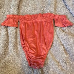 Bailey’s Blossoms off the shoulder one piece